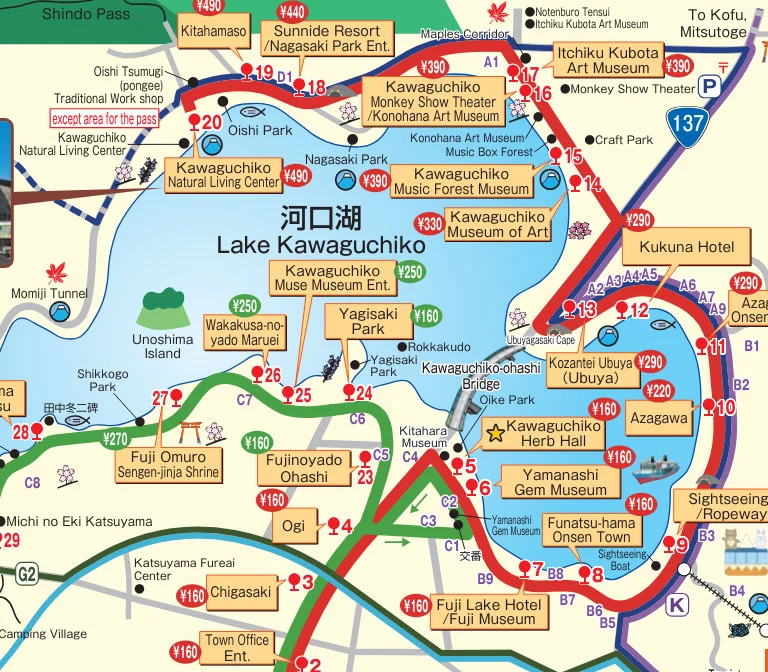 free-fuji-sightseeing-bus-guide-map